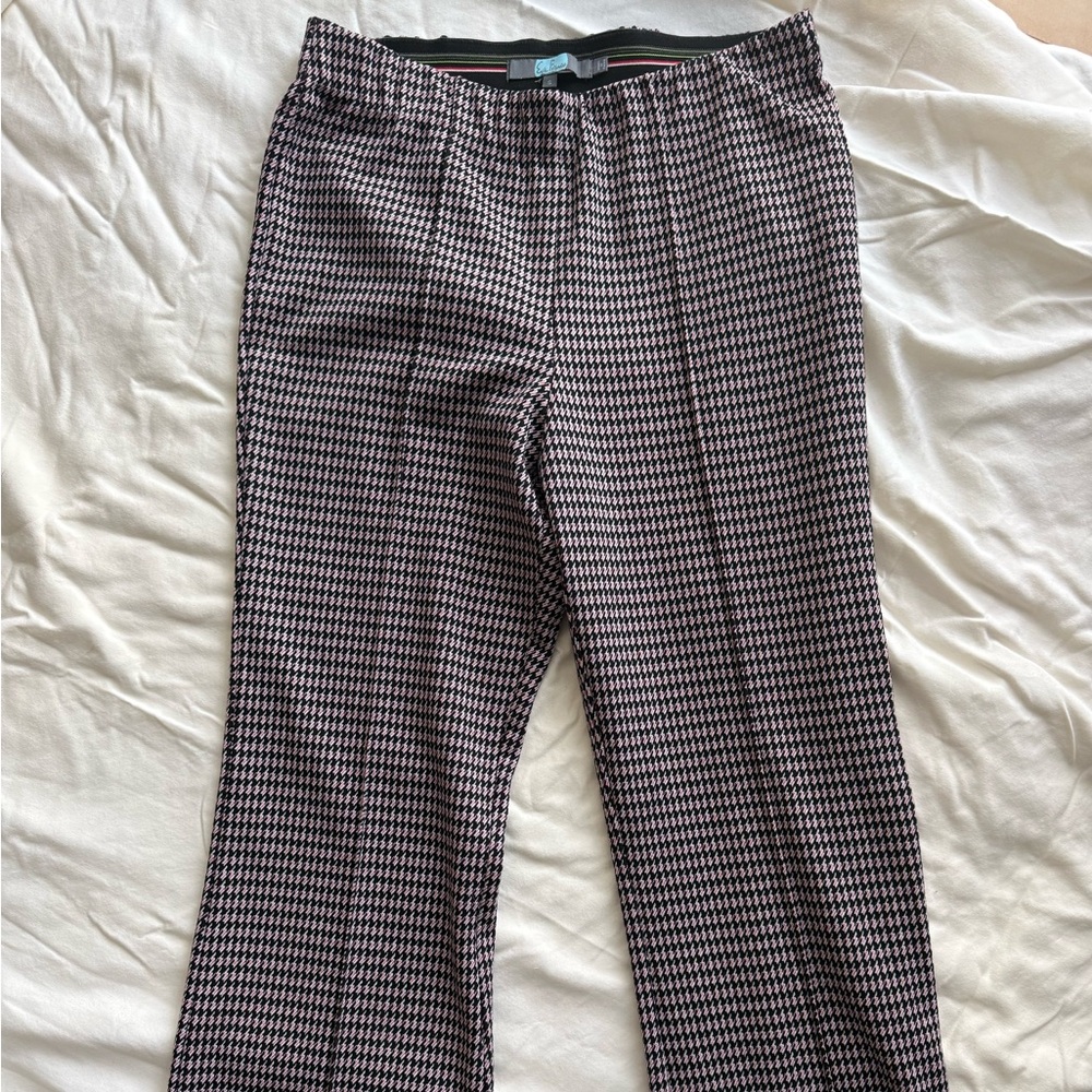 Eva Franco Women’s Houndstooth Kick-Flare Pants, Sz S